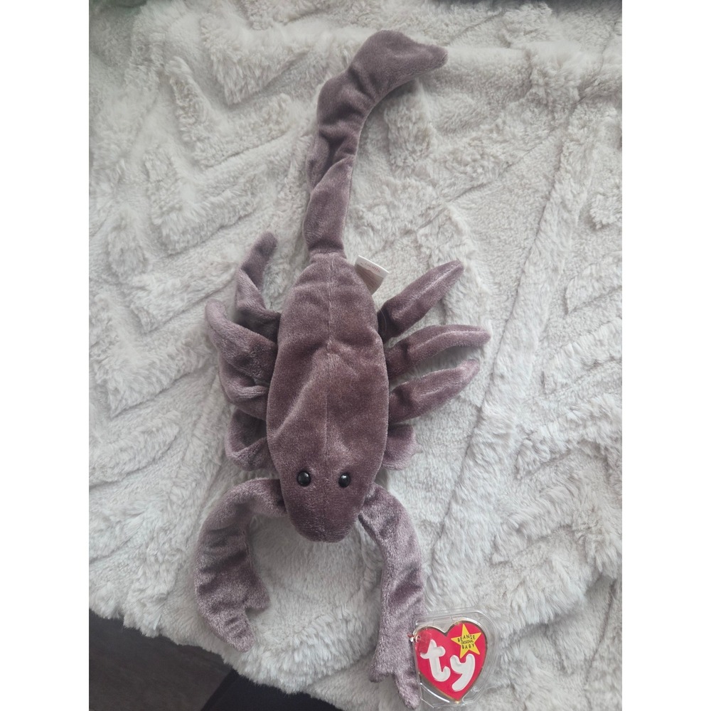 Ty Beanie Baby Stinger the Scorpion Plush Collectible Toy 1998‎ Tag Protected